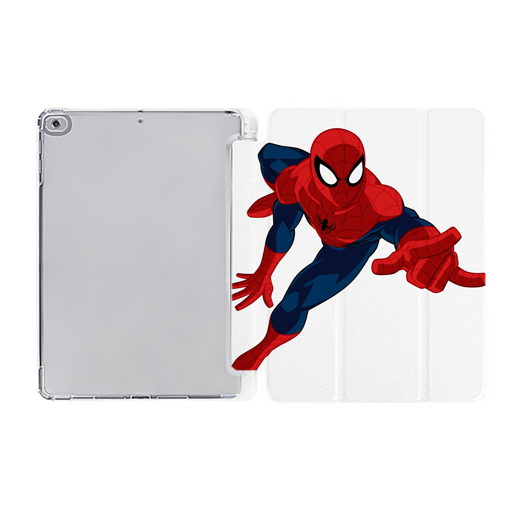 （画像用） アベンジャーズ The Avengers IPad ケース ペン収納付き 三つ折りスタンド PUレザー×シリコン 対応機種9.5/10.5/10.9インチ